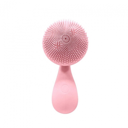 2 in 1 Silicone vibrating brush with magnetic beads