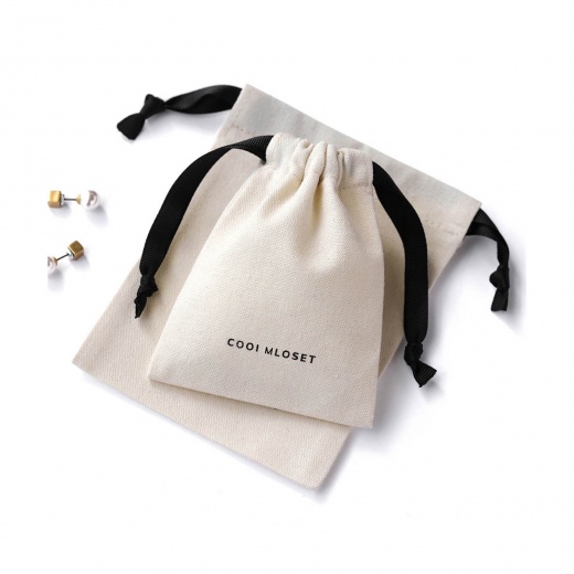 Cotton Canvas Drawstring Pouch