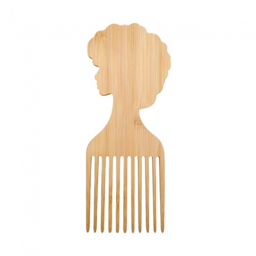 Bamboo Wooden Hair Comb with Handle